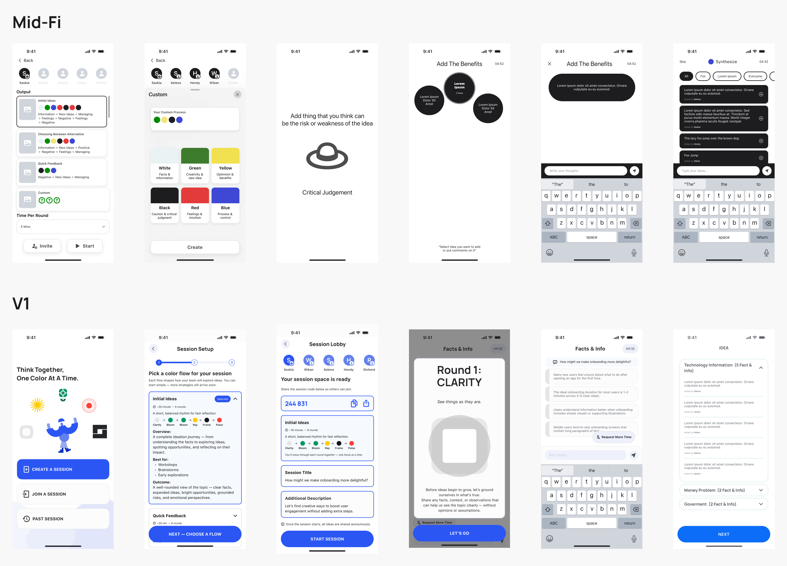 Previous UIs
